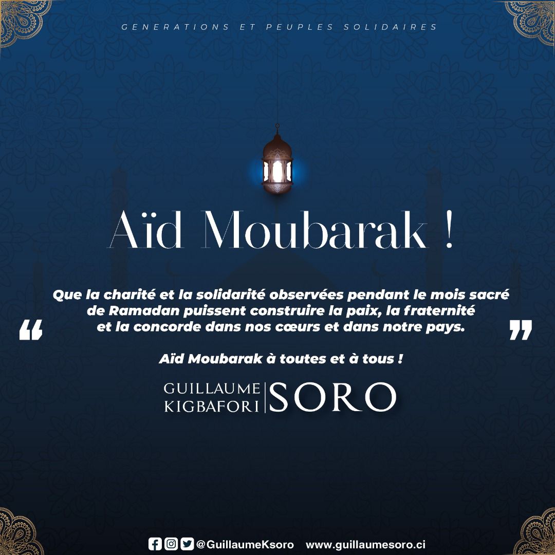 Guillaume K. Soro tweet media