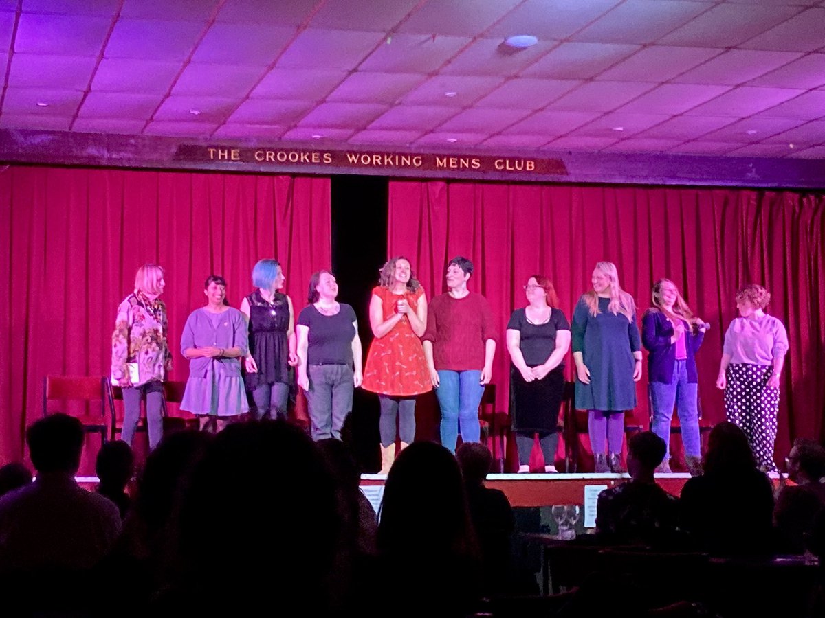 VBrotherton's tweet photo. Very cool to see @LaraSnowdrop direct and perform in The Vagina Monolgies last night, raising funds for @SnowdropProject. Is there anything this woman can’t do (brilliantly)?! I’ll wait… https://t.co/wb9ZCJcYKd
