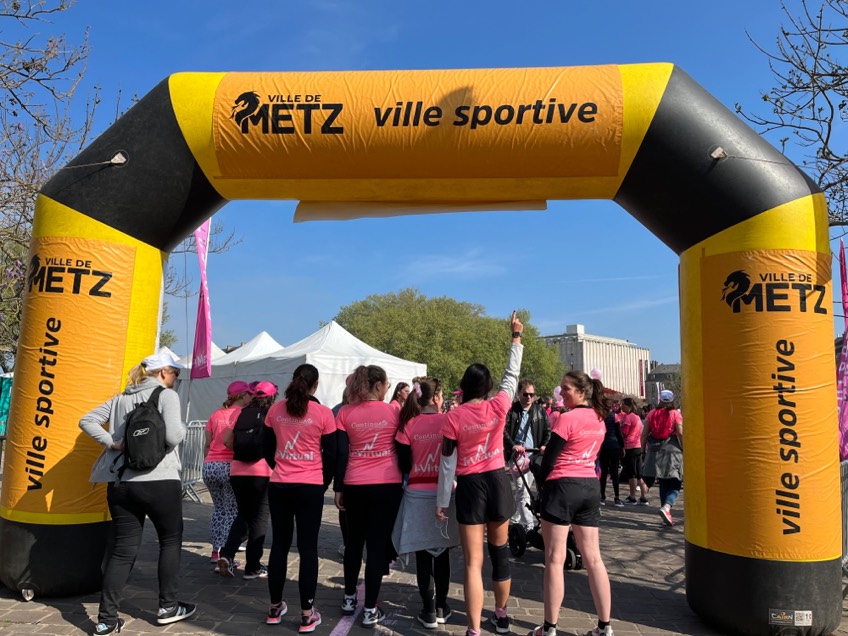 iVirtual_Caducy's tweet photo. ⭐️What a team! Proud of our i-Virtual Women! You have shown us the meaning of #fight, determination & team spirit! Congrats girls!
🙌🏻A special mention to @Future4care who added a touch of pink for a good cause. Thank you @A_deleersnyder💗
#lamessine #pink #breastcancer #metz https://t.co/aSFCKPPWHy