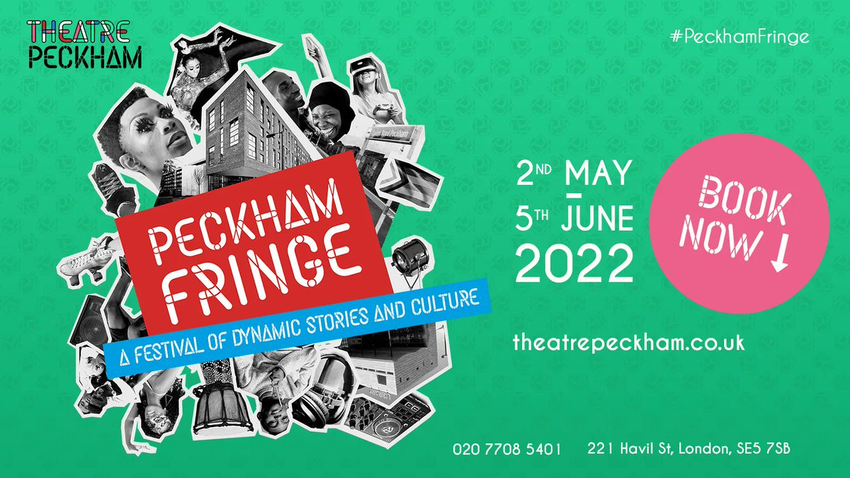 TheatrePeckham's tweet photo. 🎉PECKHAM FRINGE STARTS TODAY! 🎉

We kick off 5 weeks of our dynamic new festival TODAY with our Resident Company’s show: Anybody of Water. Tickets for tonight’s performance and all other shows are available to book on our website: https://t.co/xdVfUQUGar

#PeckhamFringe https://t.co/0I3mDn0t0o