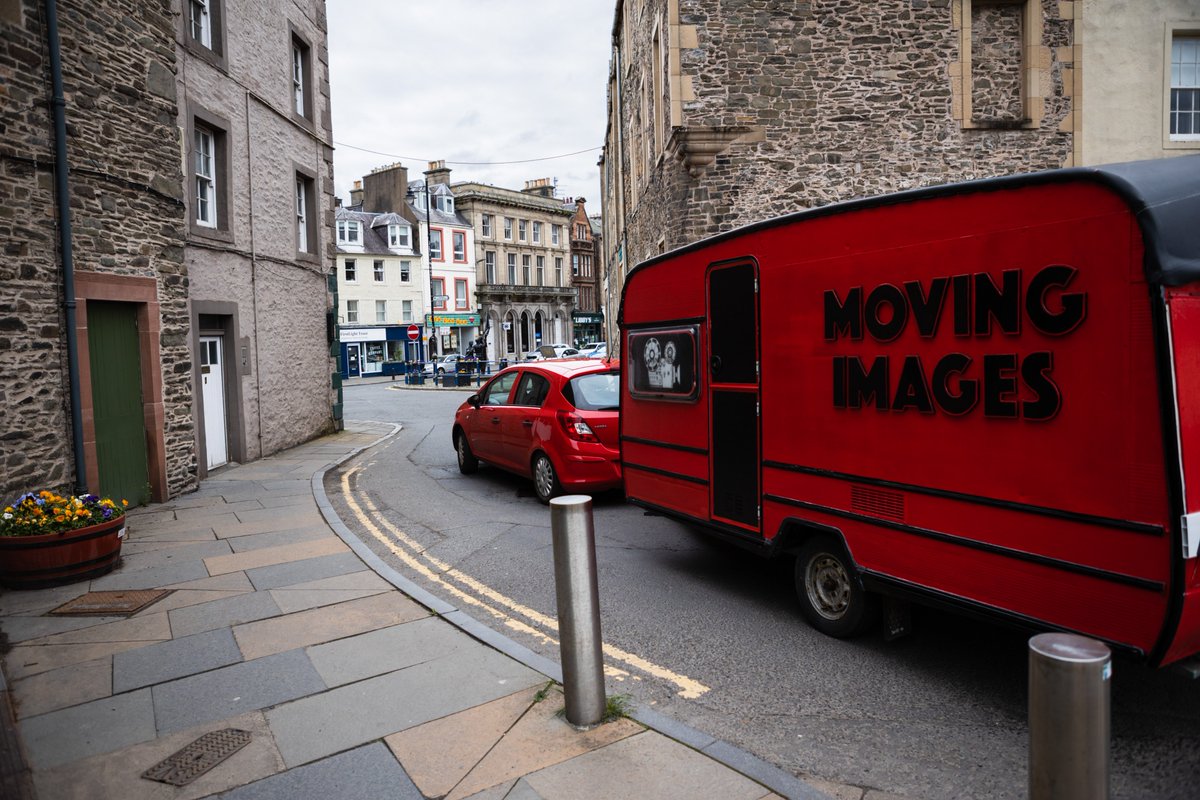 alchemyfilmarts's tweet photo. It's gone: Moving Images, a new solar-powered cinema in a converted caravan, has concluded its first outing as part of Alchemy Film and Moving Image Festival. A touring programme of screenings and workshops across the South of Scotland will now follow! https://t.co/vRLONGI6k9