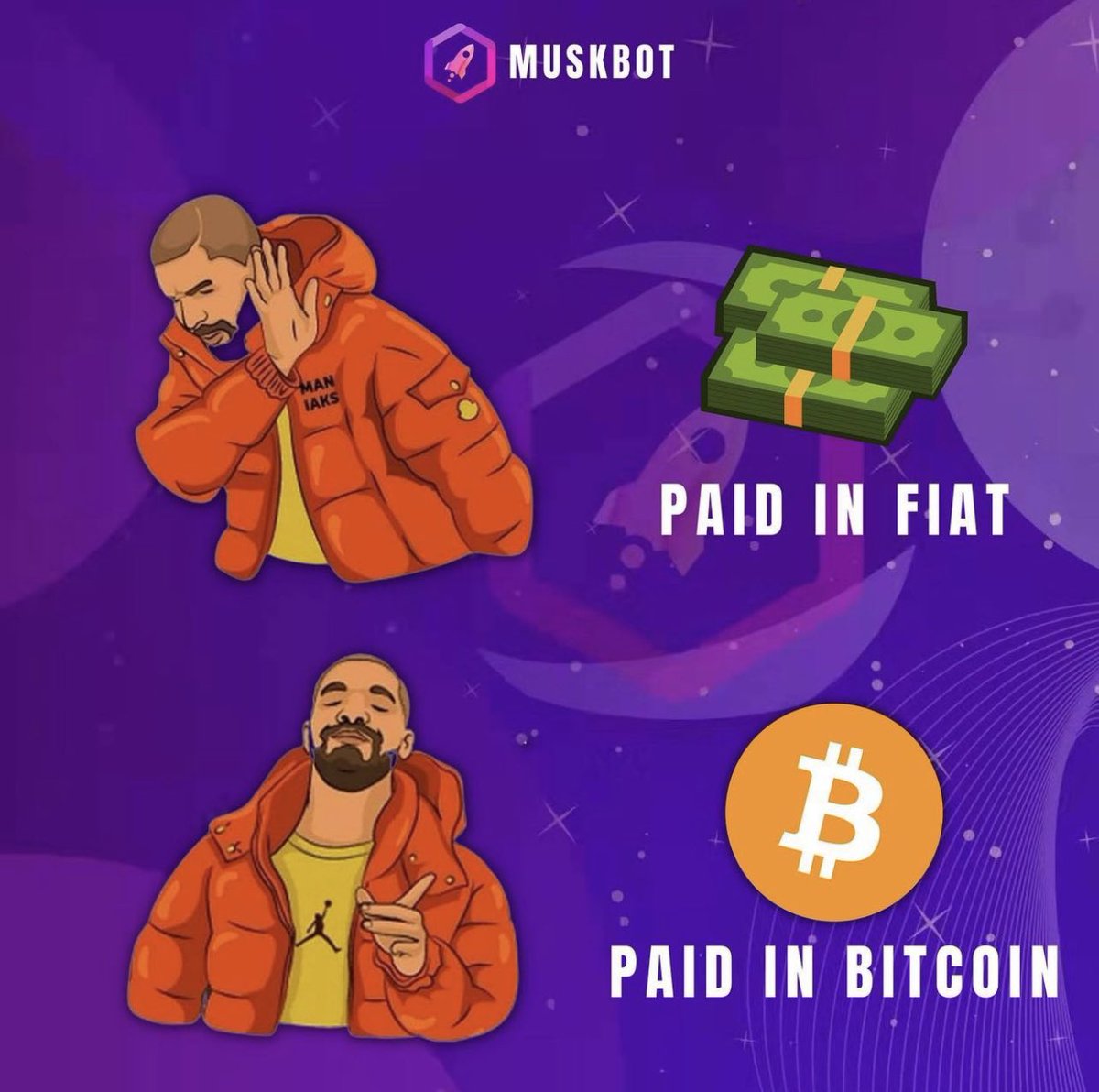 Muskbotofficial's tweet photo. Agree？🤣

#bitcoin  #cryptocurrency #nft #BTC  #Ethereum #altcoin #BNB  #BINANCE  #Bitfinex #Huobi #OKX  #USDtether https://t.co/EwZ5XprXey