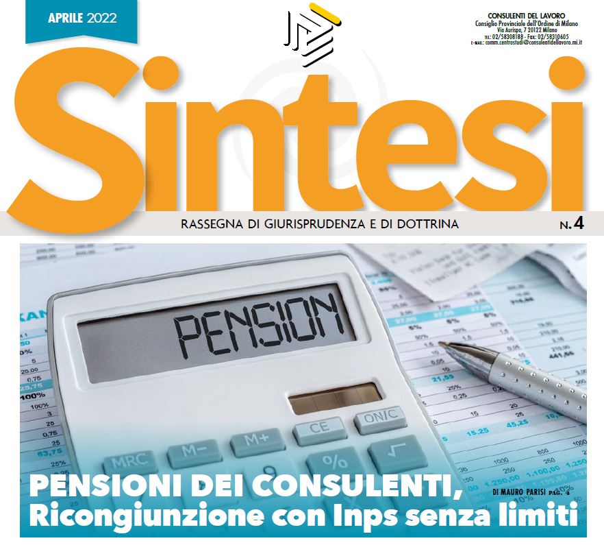 cpo_mi's tweet photo. 🗞Il numero di Aprile 2022 di
“𝐒𝐈𝐍𝐓𝐄𝐒𝐈 - 𝐑𝐚𝐬𝐬𝐞𝐠𝐧𝐚 𝐝𝐢 𝐠𝐢𝐮𝐫𝐢𝐬𝐩𝐫𝐮𝐝𝐞𝐧𝐳𝐚 𝐞 𝐝𝐢 𝐝𝐨𝐭𝐭𝐫𝐢𝐧𝐚”
è pubblicato sul sito dell’ Ordine dei Consulenti del Lavoro di Milano
CLICCA QUI: 👇🏻
https://t.co/7HhJTx4S77
#Sintesi di aprile 2022 a cura di @cpo_mi https://t.co/9Nf165FTbE
