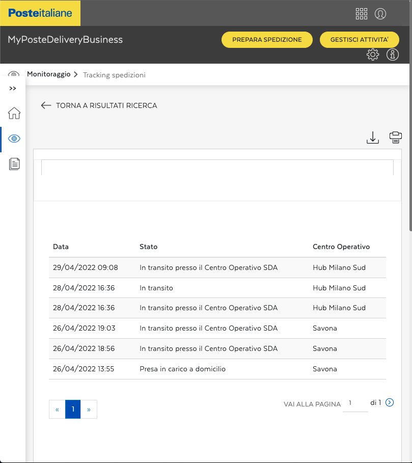Sei contento del servizio #PosteDeliveryBusiness/ #SDA? In 4 giorni da Savona a Milano ed ancora deve essere consegnato. Valutate voi <a href="/PosteSpedizioni/">PosteSpedizioni</a>. <a href="/amazon/">Amazon</a> consegna in 1 giorno, <a href="/FedEx/">FedEx</a> in 3 giorni dall'Italia agli USA.

#PosteItaliane #spedizioni #FedEx #Amazon