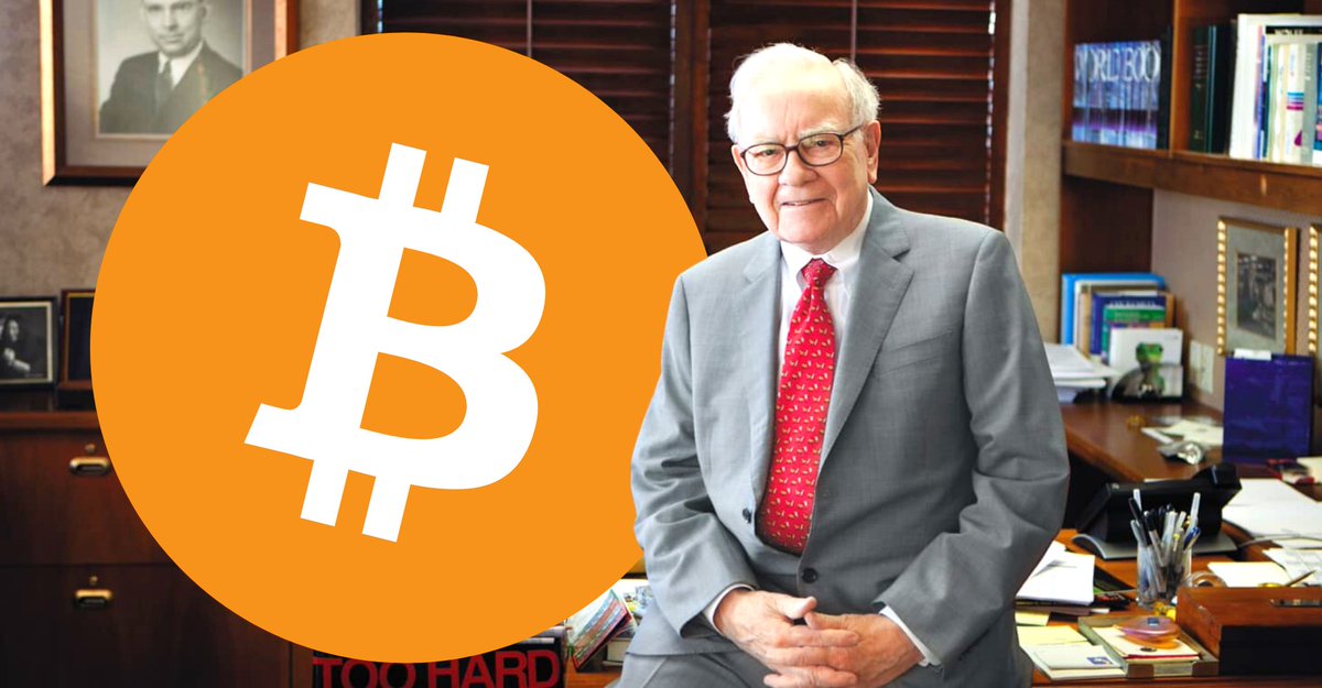 Blockworks's tweet photo. Warren Buffett: If you offered me all the #Bitcoin in the world for $25 I wouldn’t take it https://t.co/6Qymiier8b