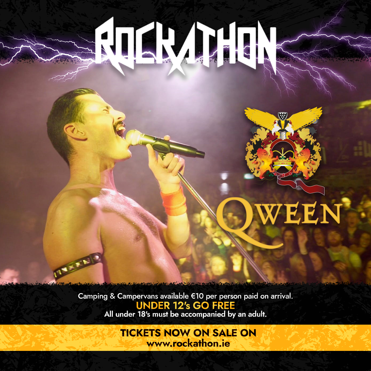 This year at Rockathon we have but “one vision’ and that vision is Qween and when they perform  ‘It’s a kinda magic’⚡️

When it comes to great live bands ‘We are the champions’ 🤘🎸

So get your ass to Rockathon because as the mighty Qween say ‘We will rock you’

#Rockathon