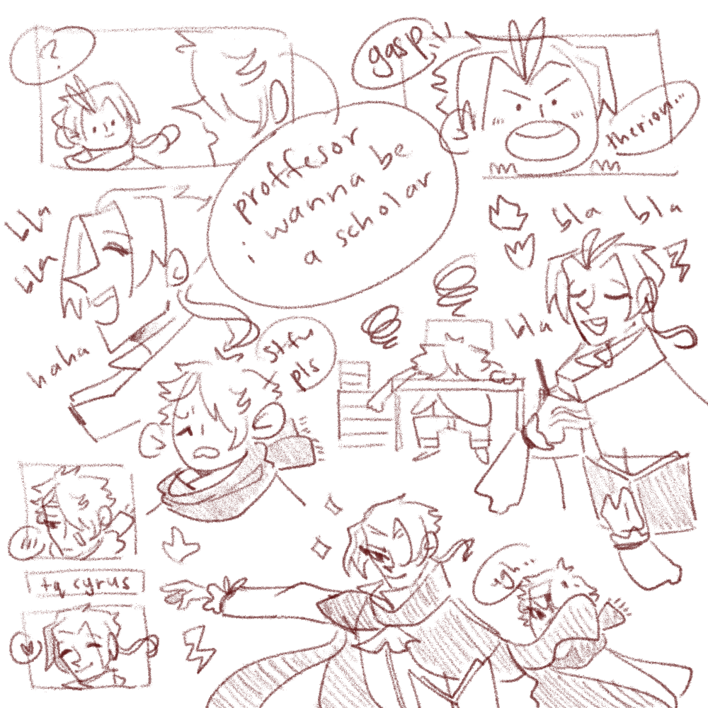 nyucean's tweet photo. reposting my tiny 8path doodles and therion interaction hcs when I was thoroughly obsessed with the game ✨

#octopathtraveler #8path https://t.co/Hq8T538hy4