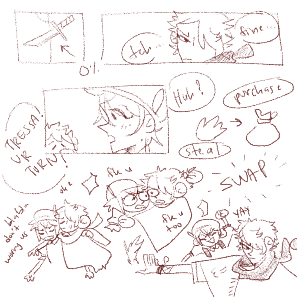 nyucean's tweet photo. reposting my tiny 8path doodles and therion interaction hcs when I was thoroughly obsessed with the game ✨

#octopathtraveler #8path https://t.co/Hq8T538hy4