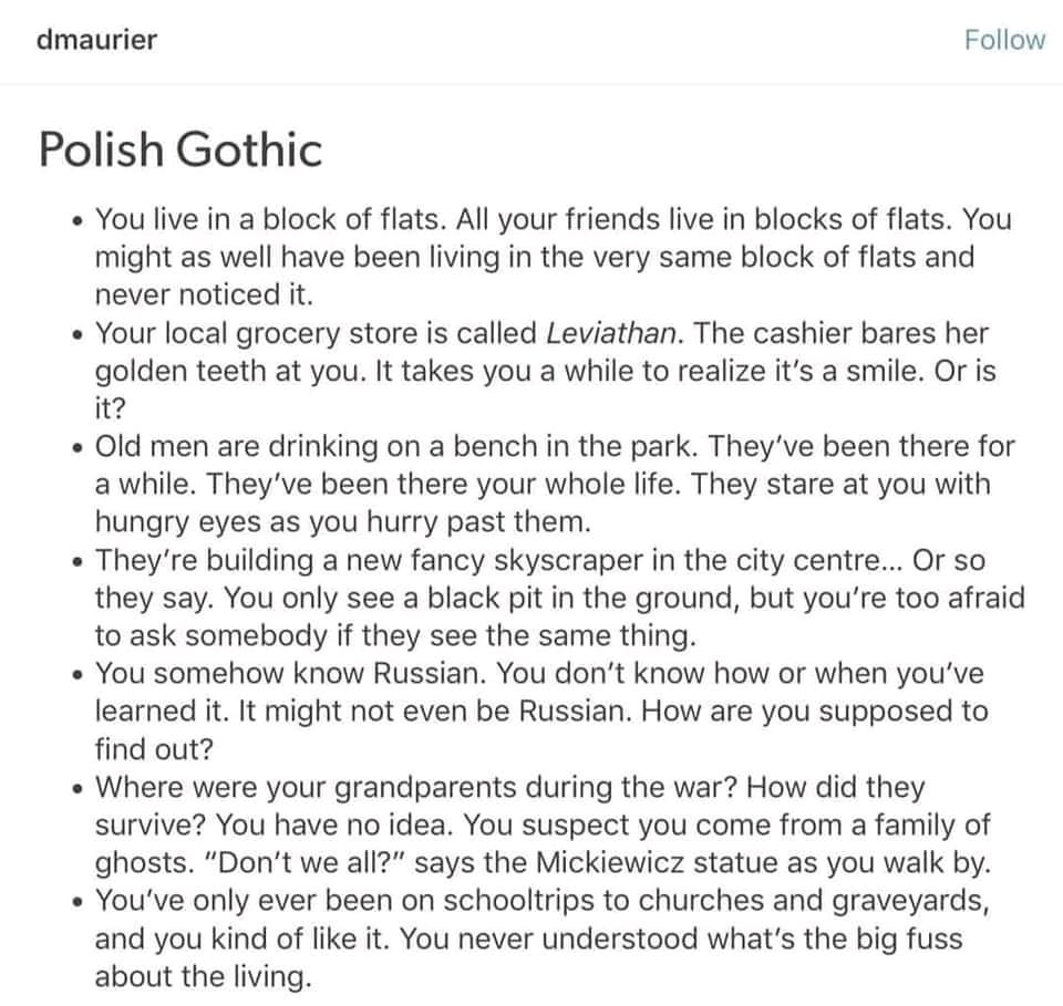 _tomash's tweet photo. polish gothic. 100% accurate. https://t.co/tKMjI4Rf8A