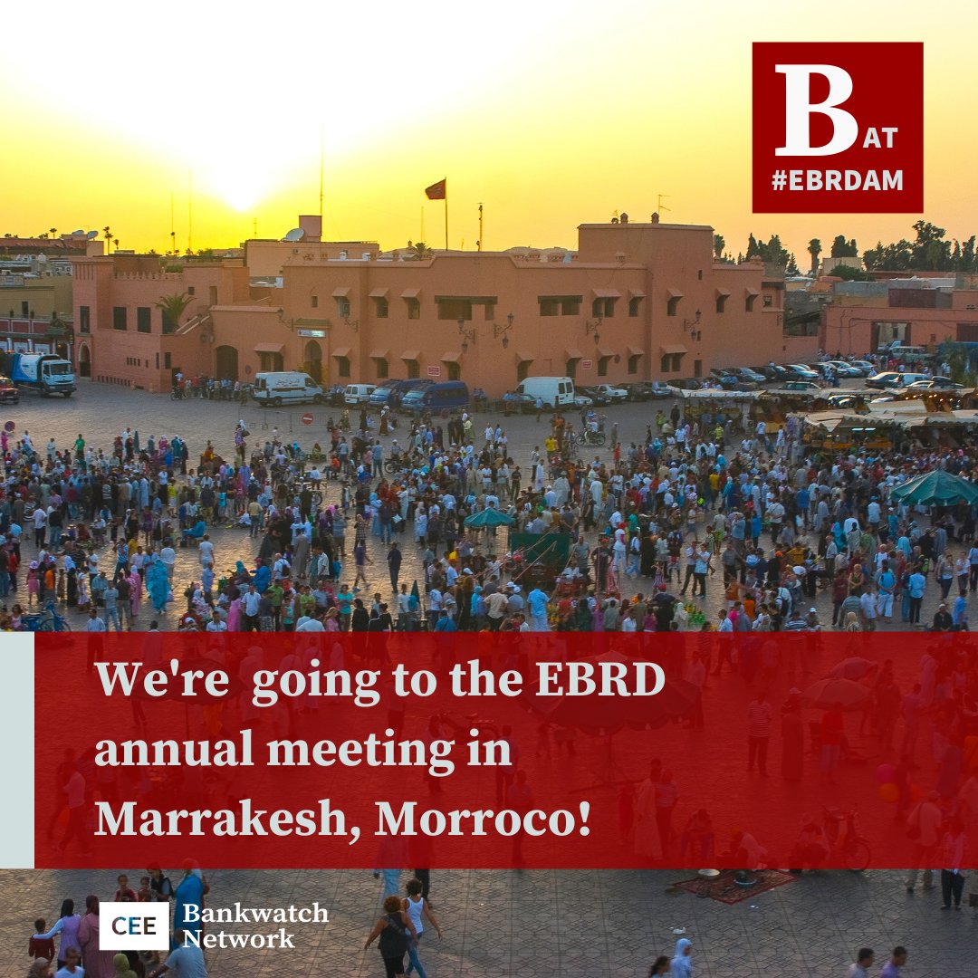 ceebankwatch's tweet photo. ❗️ Next week we'll be at the #EBRDam to advocate for responsible investments promoting respect for human rights, democracy and shift away from fossil fuels. 

⬇️ Read our papers about @EBRD projects that we’ve been monitoring. 

ℹ️ Visit our website: https://t.co/vqMZlwzoWt https://t.co/b10NJNjOmE