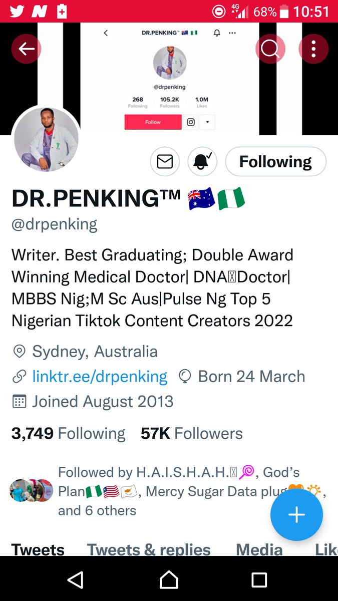 AmakaPretty224's tweet photo. #DRPENKING 
@ElizabethDike5 
@Marvymichaelz 
@k_prince_lov 
@jeremiah_adey 
@danjumah_haruna 
@Daniel_benessy 
@EdamsD 
Please follow @drpenking 
He gives the best medical advice's
amd tag your friends to follow too🙏 https://t.co/1wyu5uA9gT