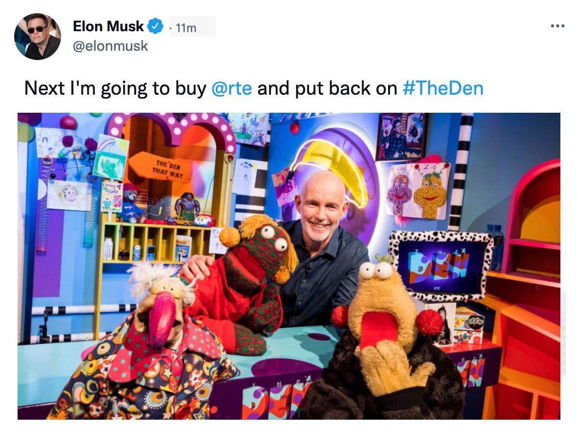 DoubleZCreative's tweet photo. Say what you will about the guy, but... #BringBackTheDen https://t.co/tJ1L2BnxJr