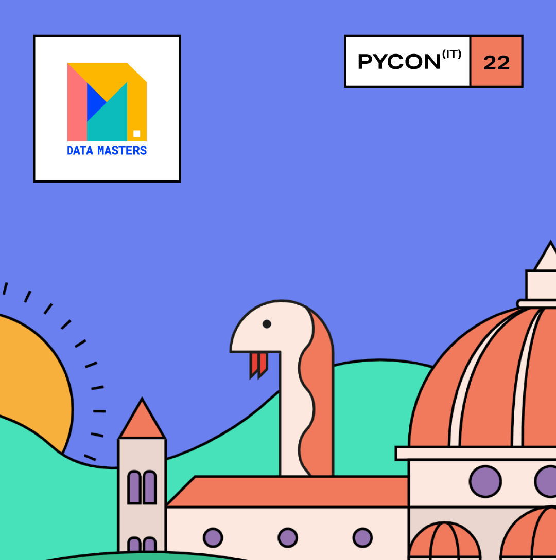 datamasters_it's tweet image. 𝘿𝙖𝙩𝙖𝙈𝙖𝙨𝙩𝙚𝙧𝙨 è Partner di @pyconit conferenza italiana di #Python e tra gli appuntamenti più importanti d&apos;Europa!

In presenza a Firenze dal 2 al 5 giugno 2022. Imperdibile.

#pyconit22 #pythonitalia #pyconit #pyconitalia #conference #DataMasters