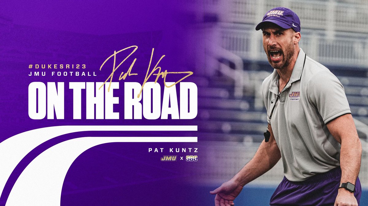 Coach_PatKuntz's tweet photo. 👀 Jersey 🐶 in pursuit of Dawgs!
#JMU
#GoDukes
#DukesRi23 https://t.co/PL6tyD33kc