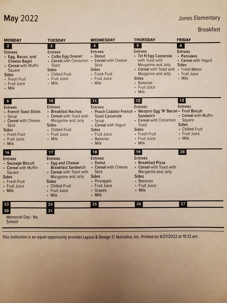 JES_HornsUp's tweet photo. 🥓🌯MAY MENUS🧇🥙 https://t.co/0dWwtZjIds