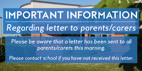 AcklamGrange's tweet photo. Important information regarding letter to parents.

Please be aware that a letter has been sent to all parents/carers this morning.

Pleased contact school if you have not received this letter. https://t.co/eOsk40lszh