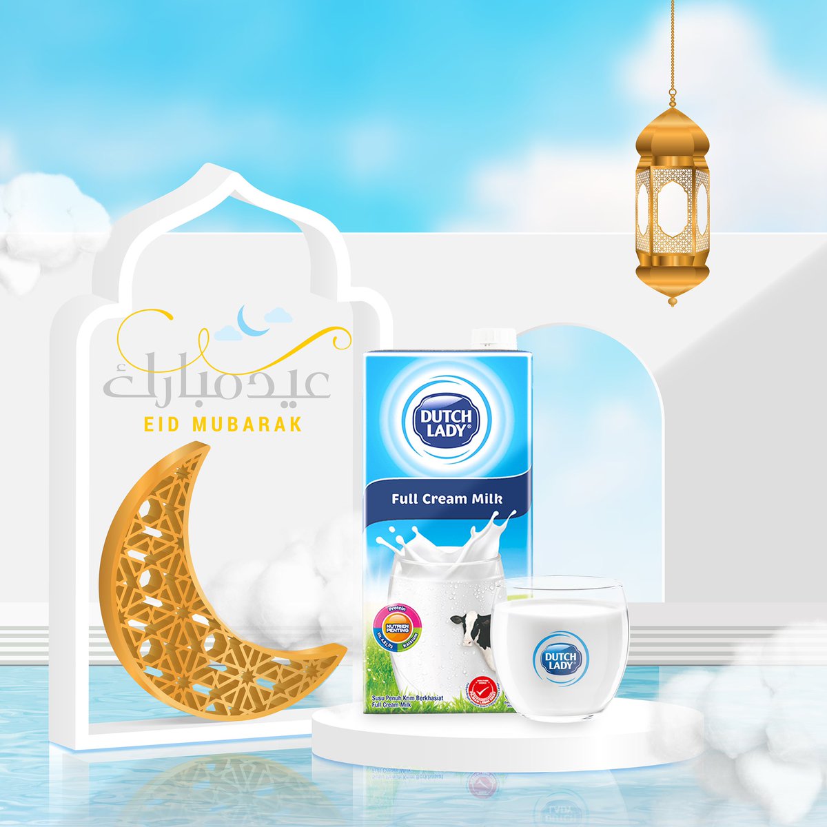 Start your Eid strong with Dutch Lady, wishing everyone a blessed and joyous Eid!