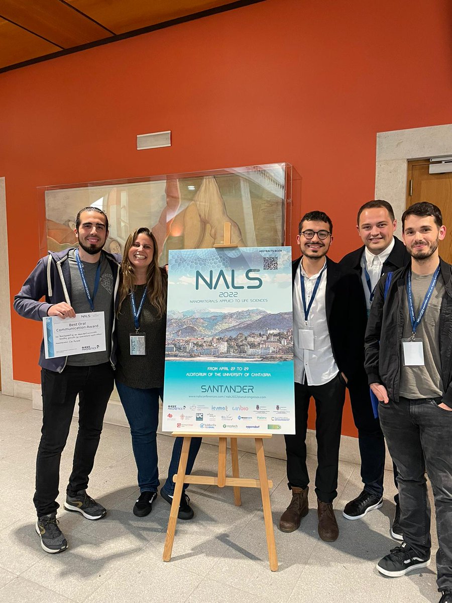 NBT_IBB_UAB's tweet photo. Last week, several NBT members participated in the international congress @2022Nals, with more than 70 featured speakers. Among them, Dr. Eloi Parladé won the award to the BEST Oral Communication. We are extremely proud of you, @kazetronix.

Congratulations! https://t.co/gfKl3a3o70