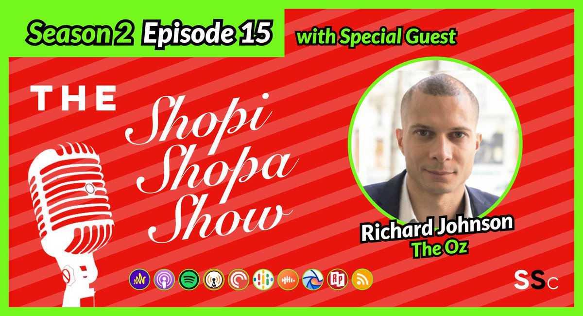 ShopiShopaShow's tweet photo. Season 2, Episode 15 of The ShopiShopaShow is out!🎙

Let's discuss the Shopify Plus Partner program and the latest Shopify news with guest Richard JOHNSON, Director of Development at @theozagency.

👉https://t.co/pxq70Lam4w

Available on all podcast platforms.📡 https://t.co/7OYtnruT5R