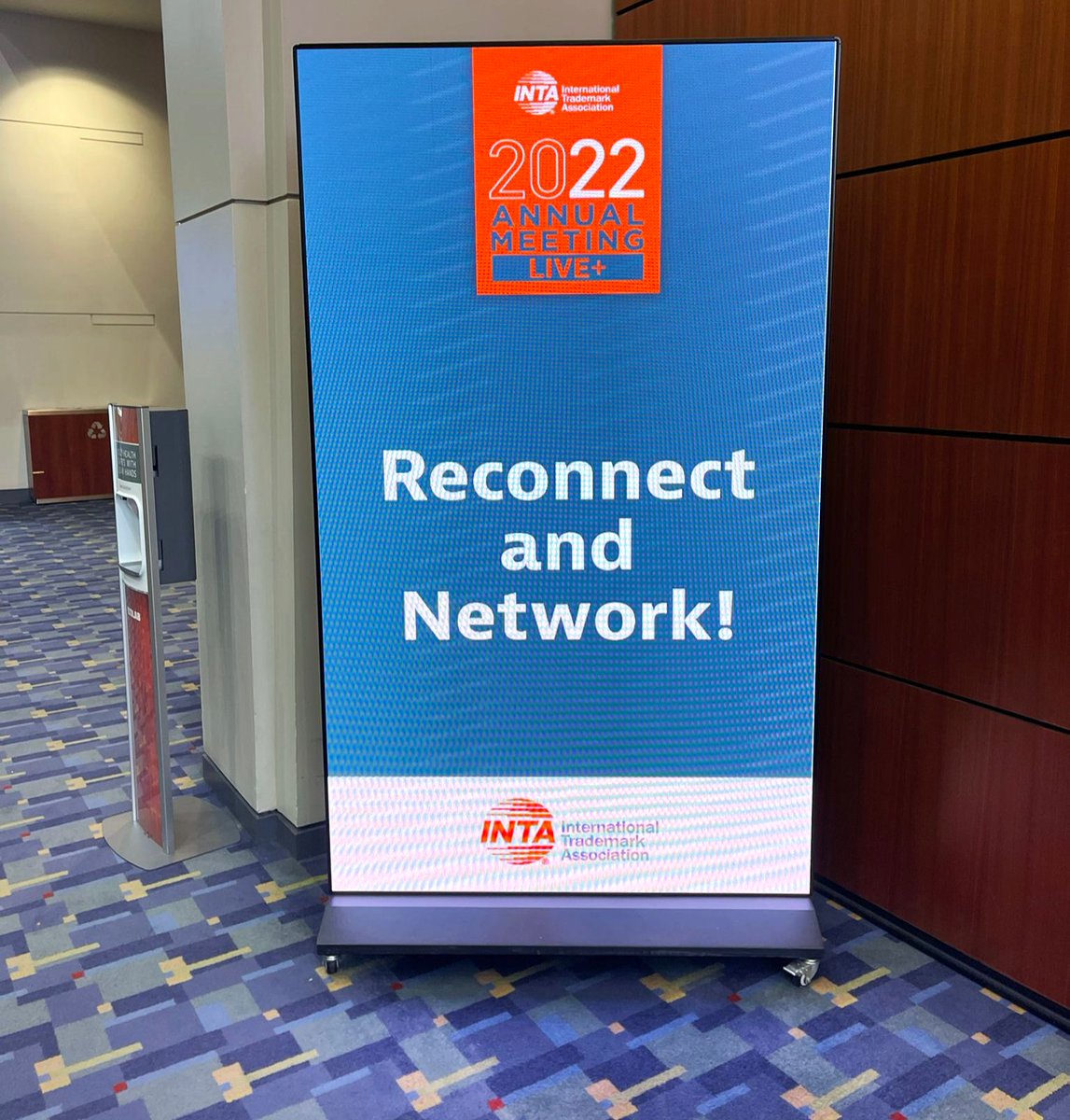 CosmoviciPaul's tweet photo. Second day of #INTA2022 was a great success! I got to chance to reconnect with old friends and collaborators and meet with new IP law firms and participate to the coolest performance of the Opposition Band concert at the Hard Rock Café (D.C.) @INTA https://t.co/wus7Eg3hvn
