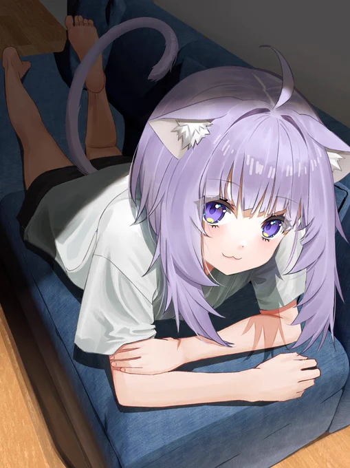 ひなたぼっこ
#絵かゆ 