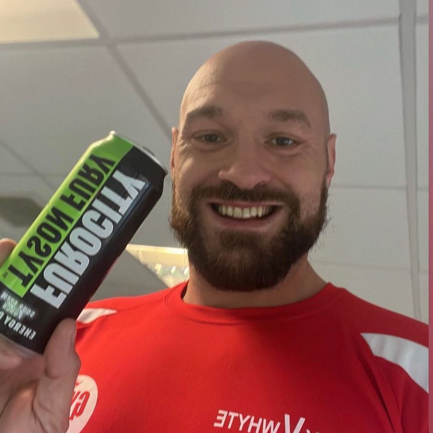 Step 1: Drink Furocity Step 2: Train like a World Champion. Hit your training sessions harder like @Tyson_Fury #HitHarder
