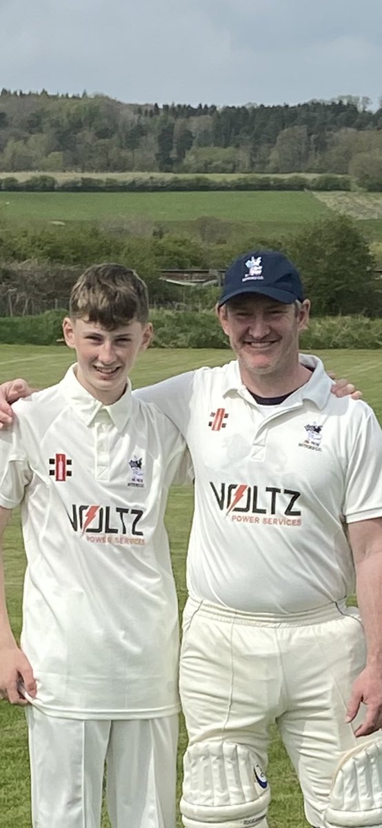 Alex made his senior debut at Stocksfield on Saturday scoring 12 not out and taking 5 wickets with 2 wickets in his first 2balls bowled! Not bad for a 13 year old #prouddad #villagecricket