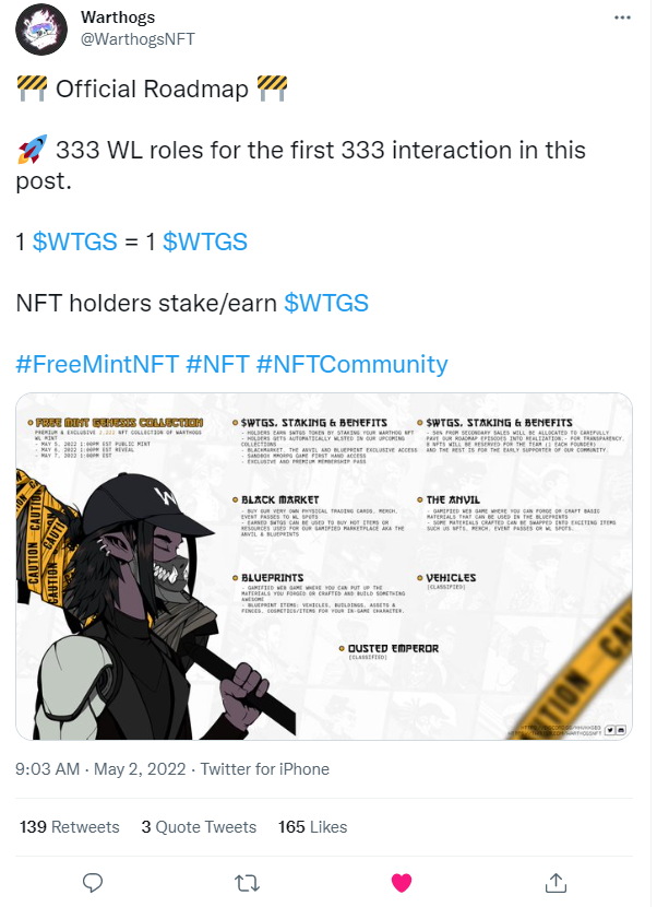 Flickohhh's tweet photo. @WarthogsNFT LFGG https://t.co/b2aSVN2Po8