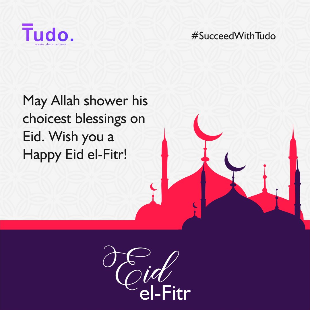 MyTudoapp's tweet photo. Eid blessings to you and your family.
Happy Eid el-Fitr.

#eidelfitr #eid #eidmubarak https://t.co/1LPNXCt3Nw