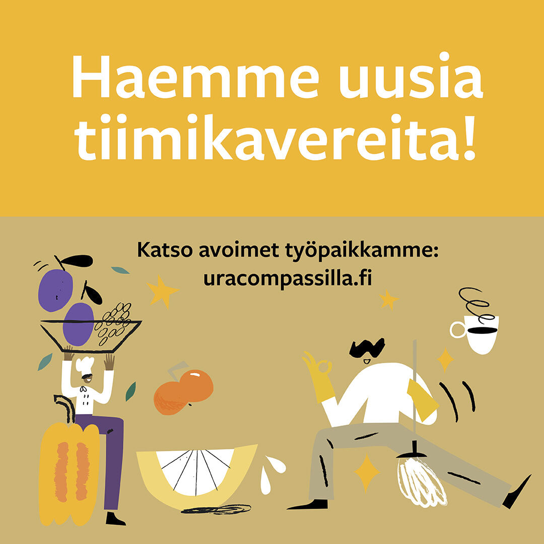 Compass Group Finland on Twitter "Tule mukaan walk in rekrytointitilaisuuteemme Vantaalle ke 4