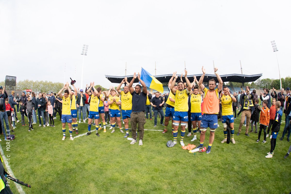 NATIONALE 2 NOUS VOILA !!!!!! 💛💙

#omr #nationale2 #rugby #lille