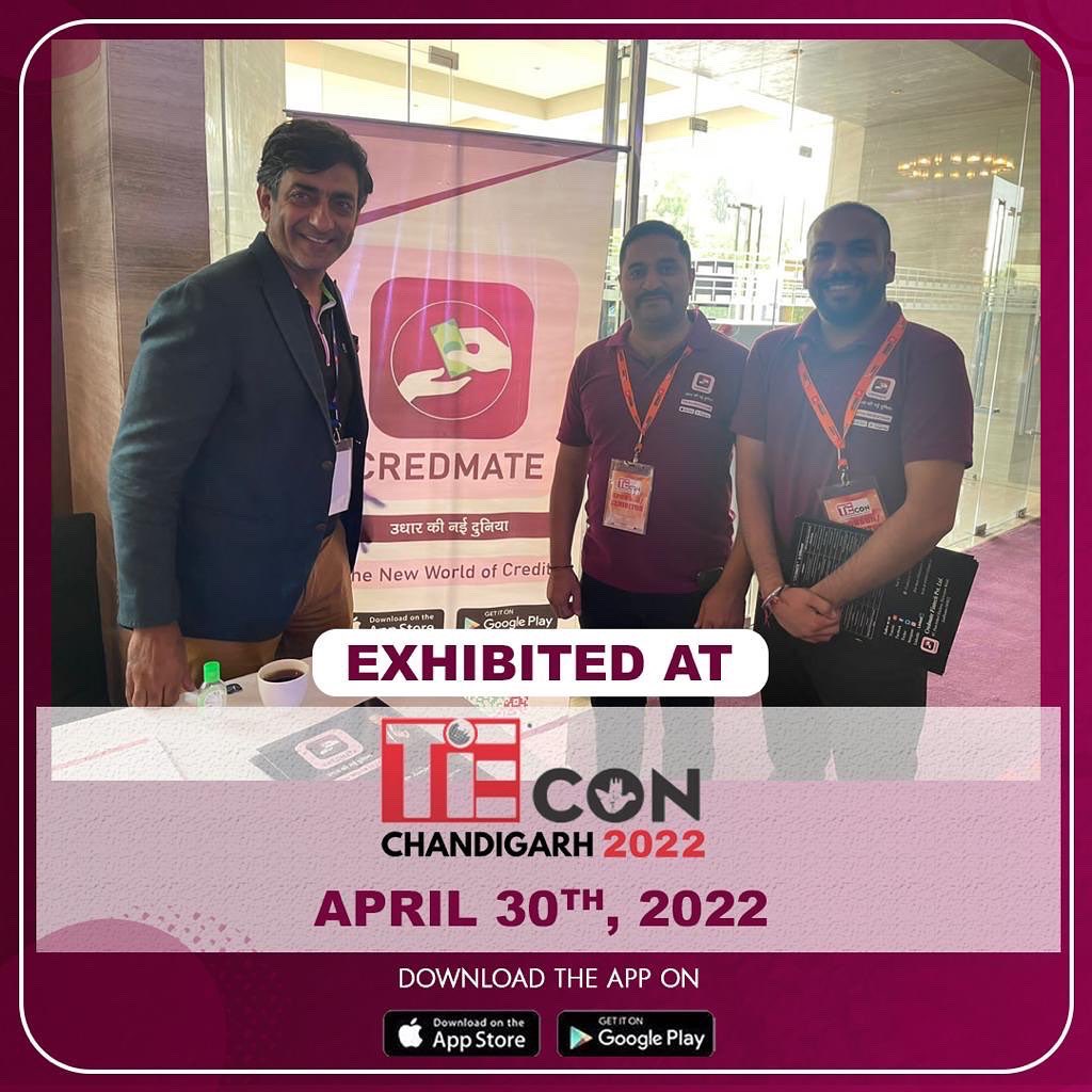 Credmate's tweet photo. Thank you Sir @mahavirpratapsharma for visiting our booth at @TiEcon 💰 

It was an honour to be able to meet you and have some great and knowledgeable conversations with you! 🙏🏻 
.
.
.
.
.
#credmate #credmateapp #credit #tieconchandigarh #creditrating #payment https://t.co/NCzRo8RqwA