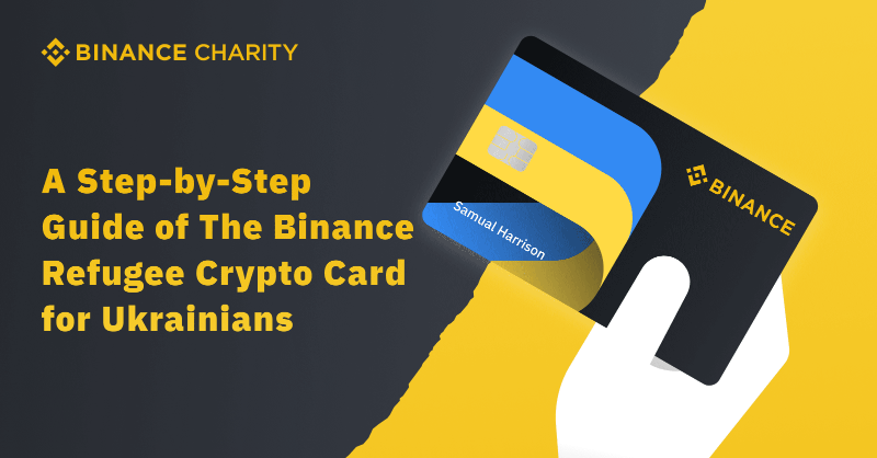 binance's tweet photo. .@BinanceBCF recently launched the #Binance Refugee Card for our Ukrainian community. 

In case you missed it, here's a step-by-step guide on how to apply👇