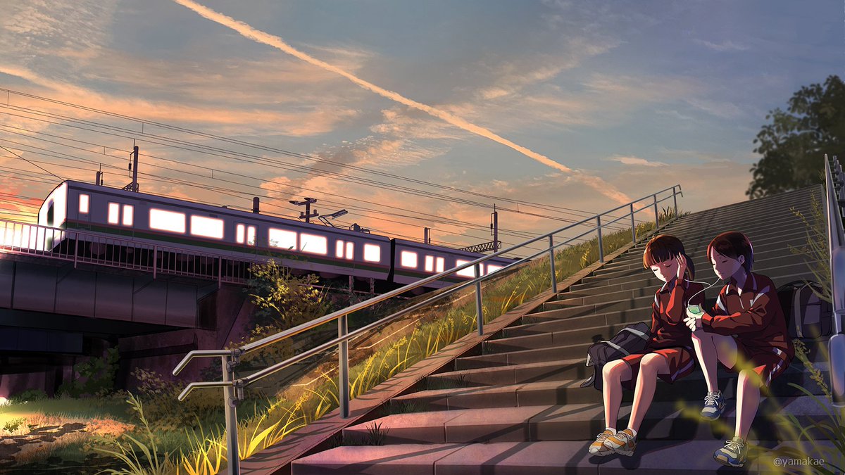 yamakae's tweet photo. 「ChillSCAPE」で担当させていただいたイラストです #chillscape https://t.co/xXum2iHtRh