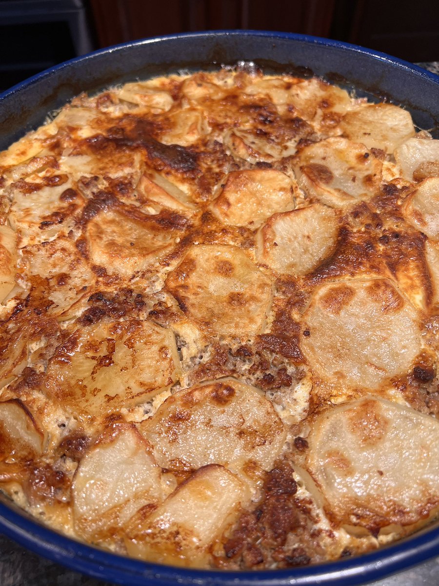 cooking_kathy's tweet photo. It’s moussaka time! https://t.co/hyVnxjvFBk