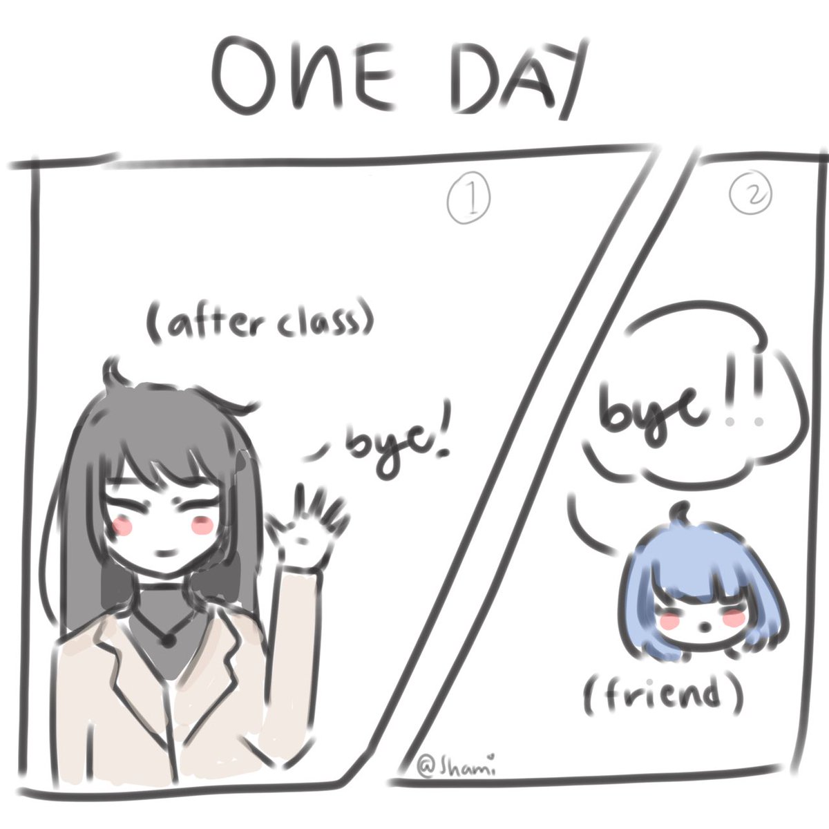 _pan_pancake's tweet photo. comic sketch (1/5) 

“i met a cutie when i was starving” 

i was bored 😩 

#art #digitalart #arttwt #comicstrips https://t.co/fH1QdhYBqP