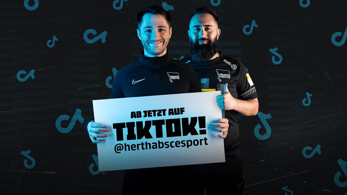 Ab sofort auch auf #TikTok am Start! 💙🤍

Gönn dir lustige Videos, Behind the Scenes, Tutorials von unseren Pros und vieles, vieles mehr! 🥳

Wer heute nicht direkt folgt, wird im nächsten Spiel getunnelt… 🥸

➡️ TikTok.com/@HerthaBSCeSpo… 

#BSCeSport #TikTok #HaHoHe