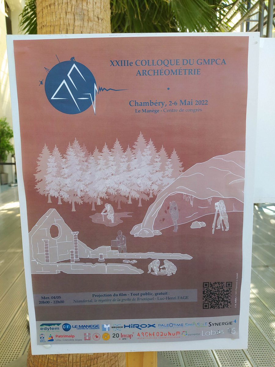 BodetAlexandre1's tweet photo. C'est parti pour une semaine de colloque du GMPCA à Chambéry ! 
#GMPCA #Archaeometry #materialsciences https://t.co/vqFoCGYhb3