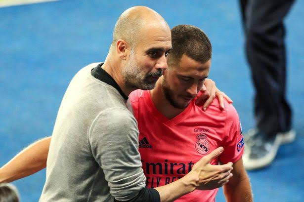 N_Stauffenberg's tweet image. 🎙️Pep #Guardiola « C’est un joueur exceptionnel, l’un des meilleurs joueurs au monde de loin. » #SudInfo

📸@PepTeam &amp;amp; @hazardeden10 

#PepGuardiola @ManCity 
#EdenHazard  #Hazard  @realmadrid