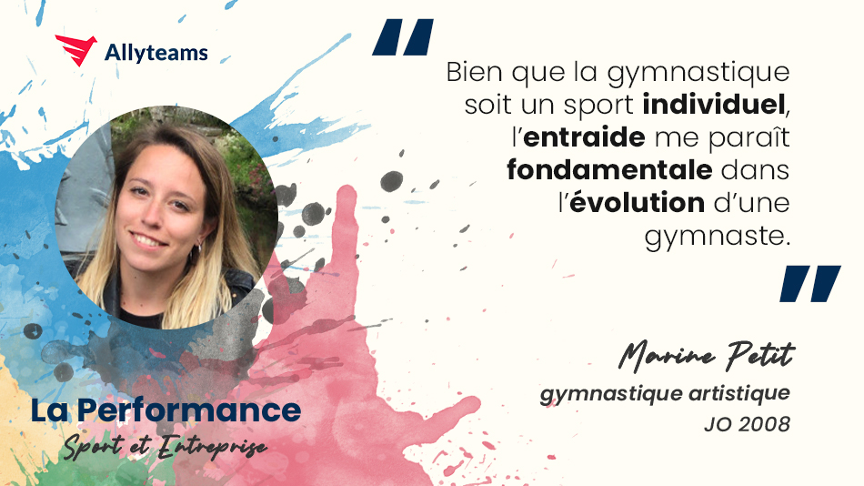 [𝕃𝕚𝕧𝕣𝕖 ℙ𝕖𝕣𝕗𝕠𝕣𝕞𝕒𝕟𝕔𝕖]
A seulement 15 ans, la gymnaste Marine PETIT participait aux Jeux Olympique de Pékin en 2008 avec l'équipe de France.

Elle nous raconte son rôle de "grande sœur" et l'importance de l'entraide dans un sport individuel.

allyteams.com/blog/409/livre…