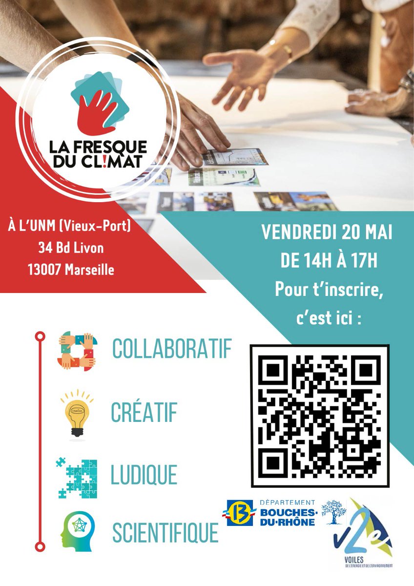 RegateV2E's tweet photo. La date de nos ateliers de #LaFresqueduClimat et de #LaFresqueOcéane se rapproche ! 🗓️
Pour faciliter votre inscription, il vous suffit
désormais de scanner l'un des QR codes ci-dessous, 
ou de vous inscrire via le lien suivant :
https://t.co/E8ZTWa2Vz8
#environnement #oceans https://t.co/R5VWenBt2M