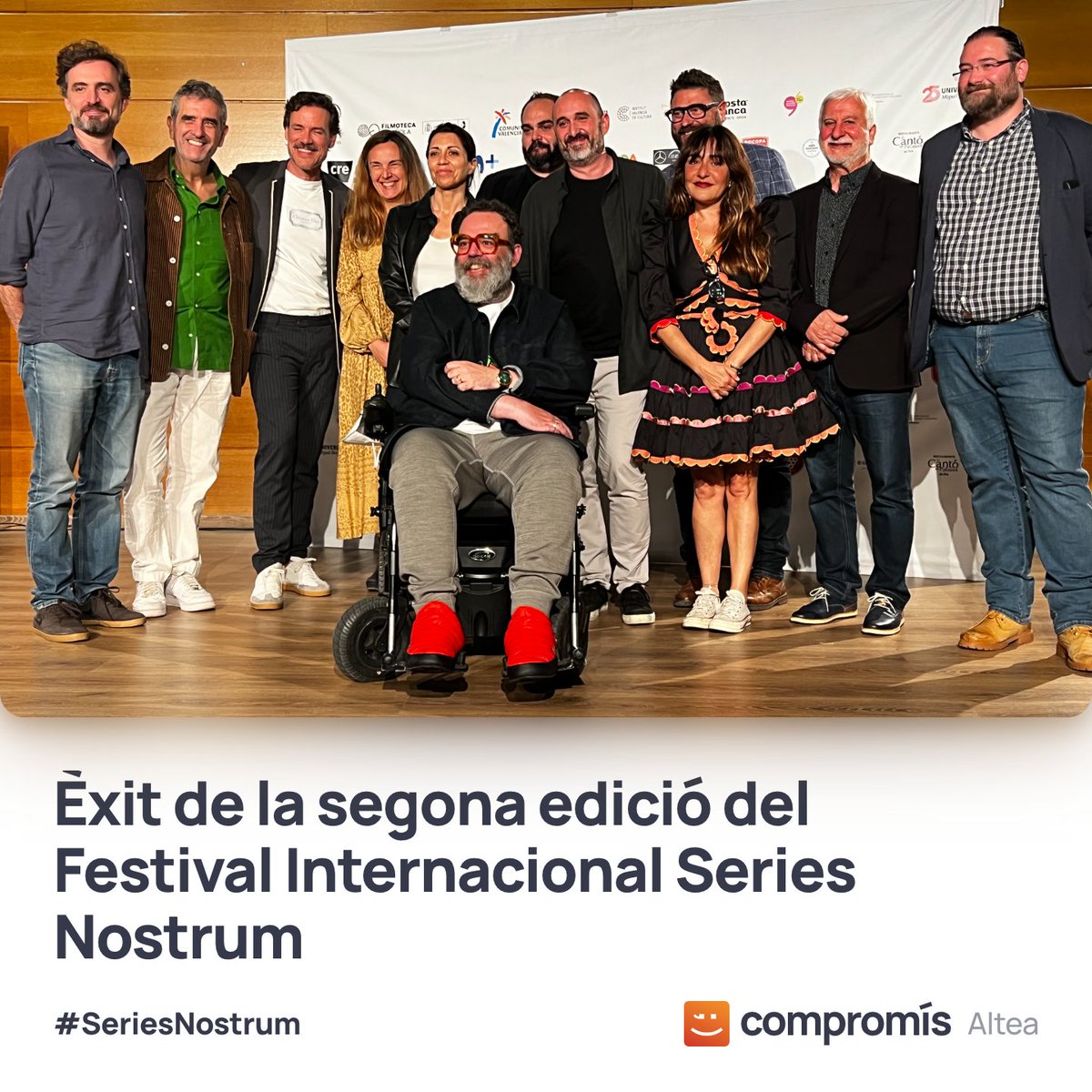 🟠 🎞 Dissabte passat va concloure la segona edició del Festival Internacional Series Nostrum, amb l'entrega de premis; 

🏅 𝗠𝗮𝗿𝗶𝗰ó𝗻 𝗣𝗲𝗿𝗱𝗶𝗱𝗼 - Premi consciència
🏅 𝗛𝗜𝗧 - Premi repercussió 
🏅 𝗖𝗿𝗲𝗺𝗮𝘁𝗼𝗿𝗶𝗼 - Premi llegat

#SeriesNostrum #Cultura #Altea