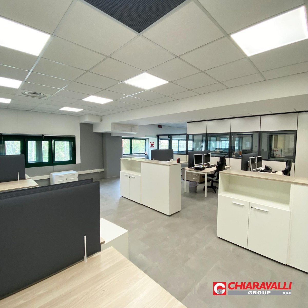 Chiaravalli_Spa's tweet photo. Export Office Restyle 📐 🛠

Within the widest project of offices renewal that is being carried on, we are glad to display the new setup of the Export offices. 

Italian Heart 🇮🇹 ❤️
Global machinery 🌏 ⚙️

#offices #workplace #restyle #export  #chiaravalligroup https://t.co/ekMDI9UvIN