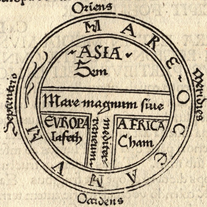 中世の世界地図であるTO図にも見られるように、当時の西欧人が正確に把握していたのはヨーロッパと北アフリカ、中近東とエジプトのナイル下流までだったようで、「インド」はインド亜大陸の他にもペルシアやアラビア、アフリカの一部まで含む広範な東方地域を指していたらしい。 