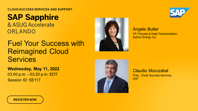 ARodCris's tweet photo. Meet our experts at #SAPSapphireOrlando and discover how you can accelerate and maximize the value of your #cloud investment with insightful assets, content, and offerings from cloud success services. Register today and join us in Orlando! @SAPDigitalSvcs https://t.co/0OKGPOcyzU https://t.co/6Gkz3woCN4