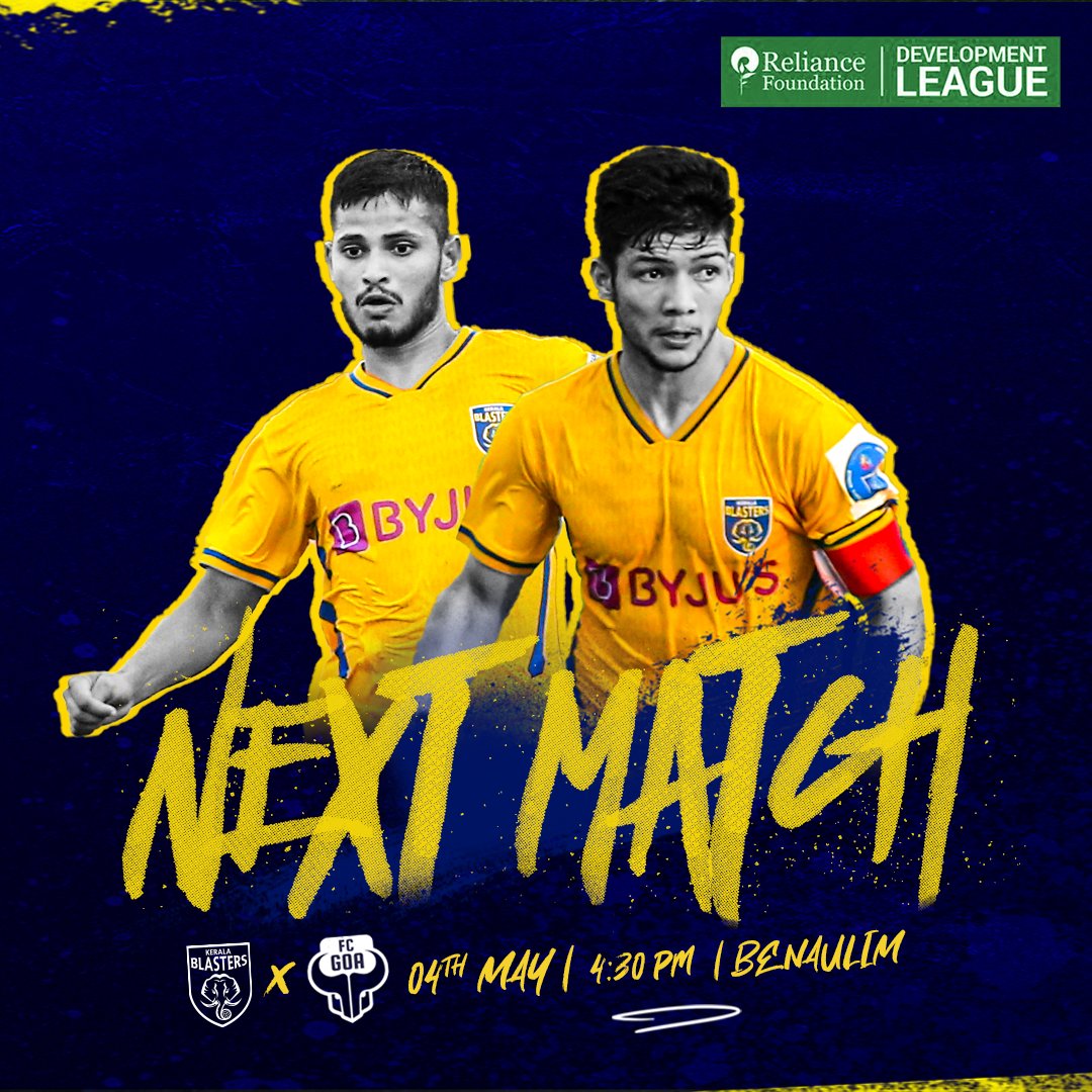 Kerala Blasters FC on Twitter "Our reserves will be looking to keep