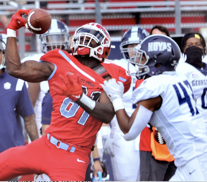 shegross's tweet photo. ⁦@TREYTHEGREAT23⁩ you have been a problem no matter the defender. FCS, FBS, Tropical Bowl, FCS Bowl, Legacy Bowl. You’ve been an impact player that can be a nightmare for your opponent when you’re used. Imagine being scored on by my guy, then see him make a tackle on ST💪🏾 https://t.co/5DZTHL9QzT