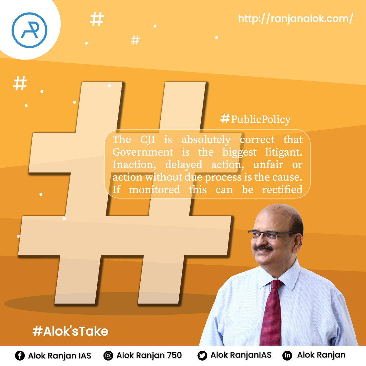 AlokRanjanIAS's tweet photo. Sharing my thoughts on the statement issued by the CJI.
#litigation #cji #executive #publicpolicy #monitoringsystem #strategicmanagement #delayedaction #MyOpinion #AloksTake https://t.co/jW4m5vyx4l