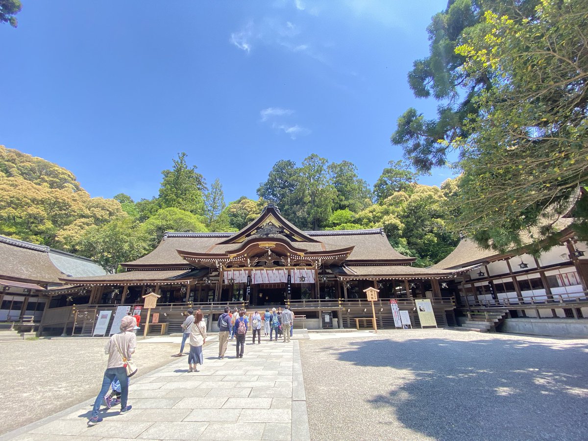 espressoman_'s tweet photo. 大神神社行ってきた。
天気が良くて空気も水も美味しかった。 https://t.co/E2X6QxAOwZ