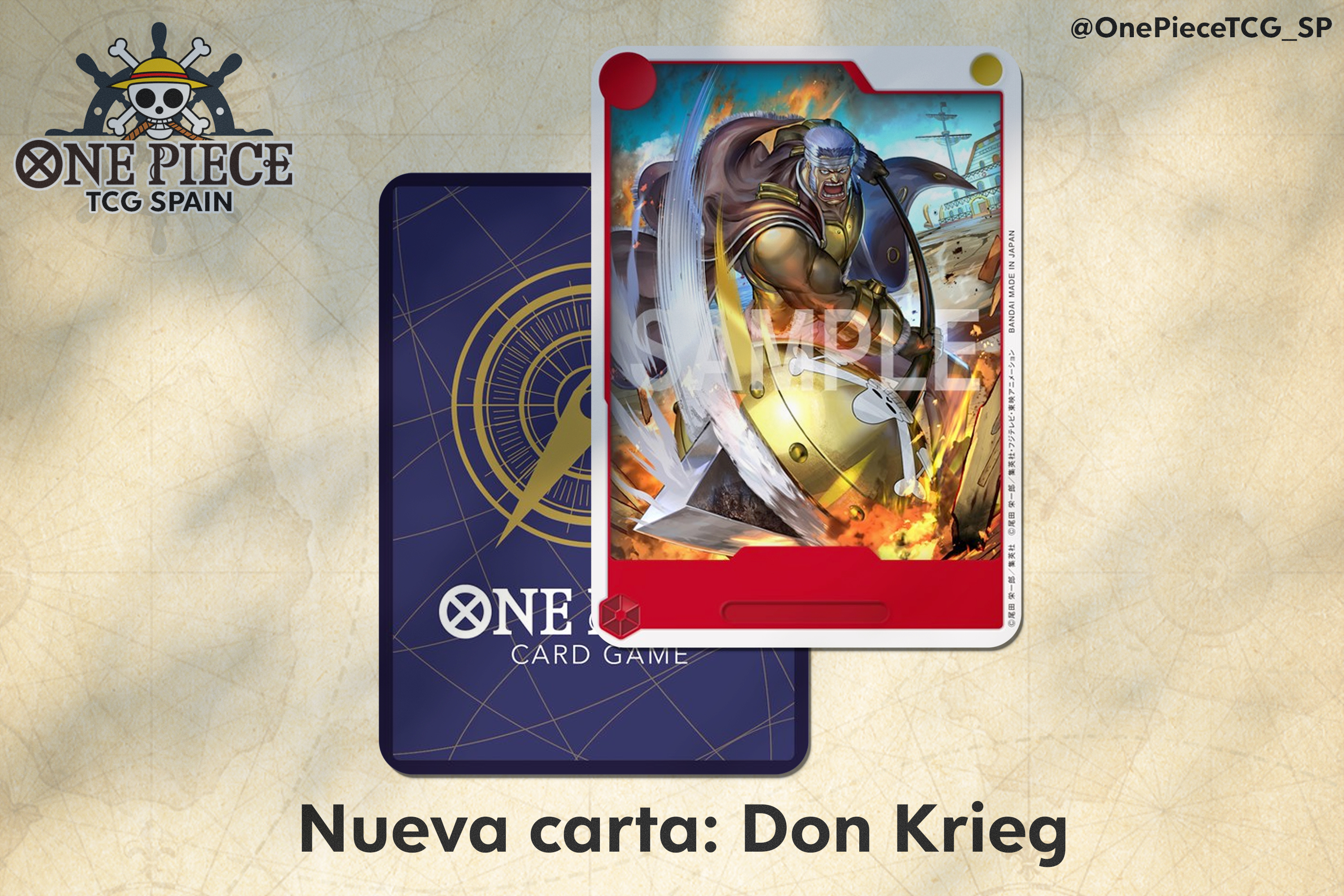 OC] Don Krieg art trading card : r/OnePiece